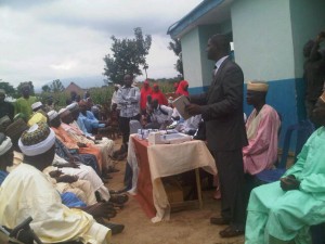 David Kusimo addressing the gathering