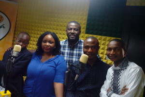 On air with Nigeria Info FM, Abuja