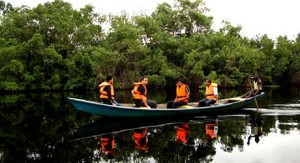 Tourists at the Omo Forest Reserve. Photo credit: cometonigeria.com