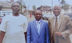 L-R: Mr. Lekwa Ezutah, Deacon Chibueze Nwaogwuwgwu and Dr Femi Olomola