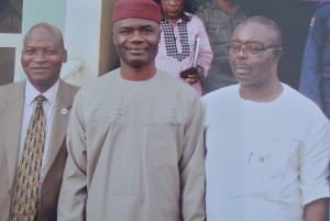 L-R: Dr Femi Olomola, Chief Ude Oko Chukwu and Mr. Lekwa Ezutah