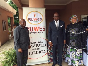 Sir John Odey, Mr Daouda Toure and Mrs Bahijjahtu Abubakar