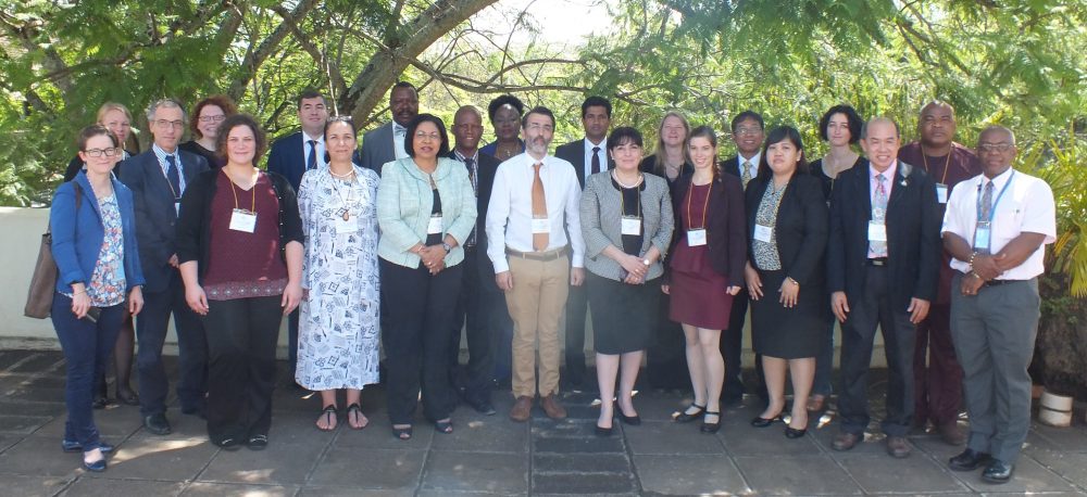 Mr Anthony Akpan (second right) with other participants at the meeting of the Advisory Group for the UNEA-2 Marine Litter Study in Nairobi, Kenya.. December 8, 2015