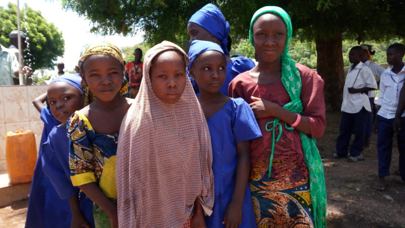 Young faces at Gaya Silkami