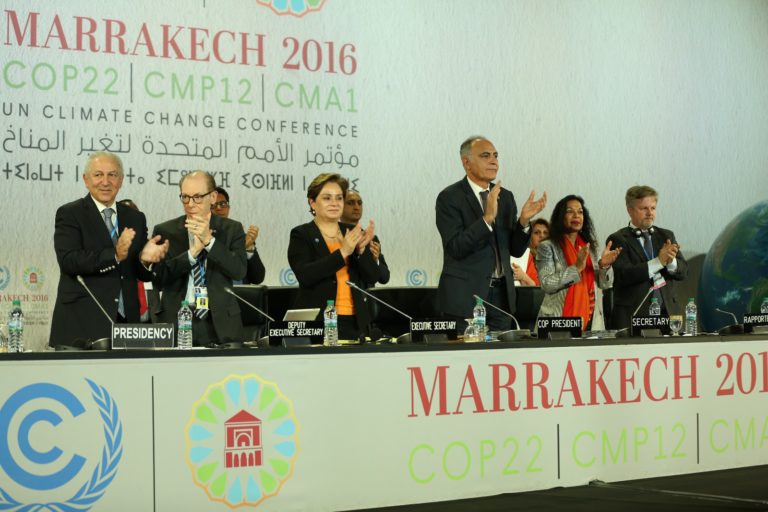 Nations take forward global climate action at COP22