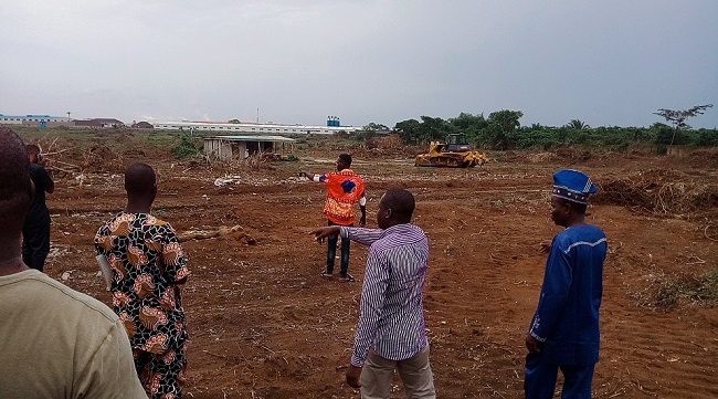 Igbesa farmland destruction by Chinese