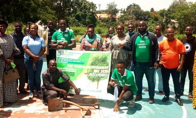 School tree planting