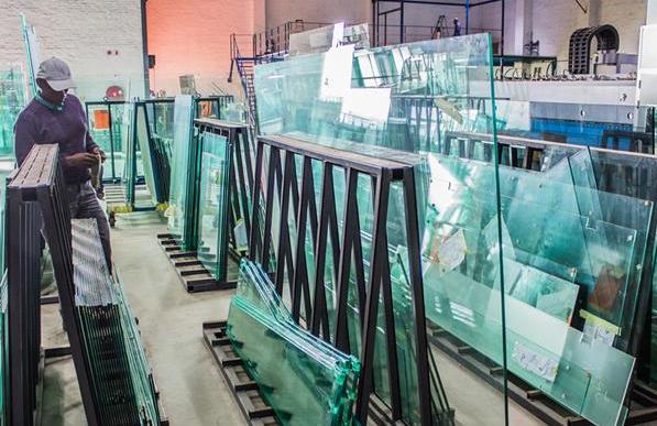 Glass production