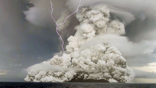 Tonga volcanic eruption