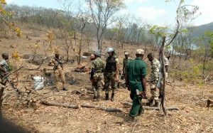 Park rangers in Michiru Forest Reserve